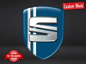Seat Autocollants Logo Vinyle Résistants Universel Qualité